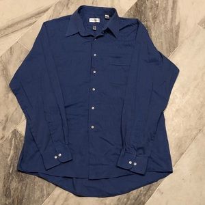 Van Heiden blue dress shirt. 17 36/37.